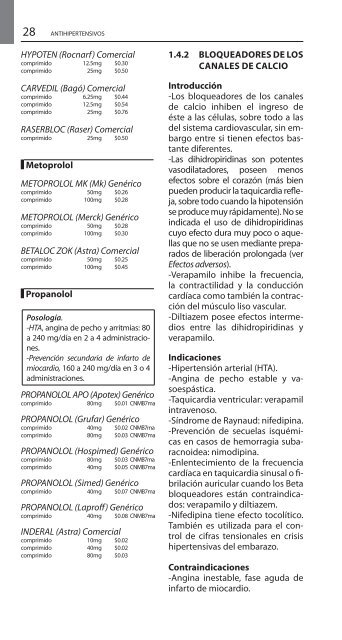 vademécum farmacoterapéutico del ecuador 2009 - Salud de Altura