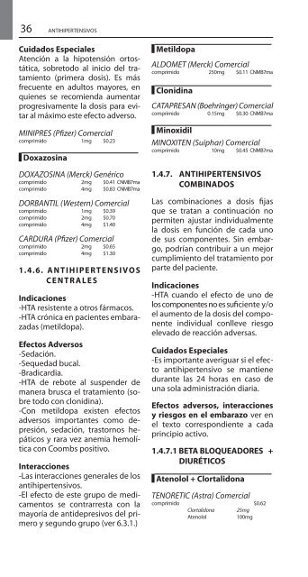 vademécum farmacoterapéutico del ecuador 2009 - Salud de Altura