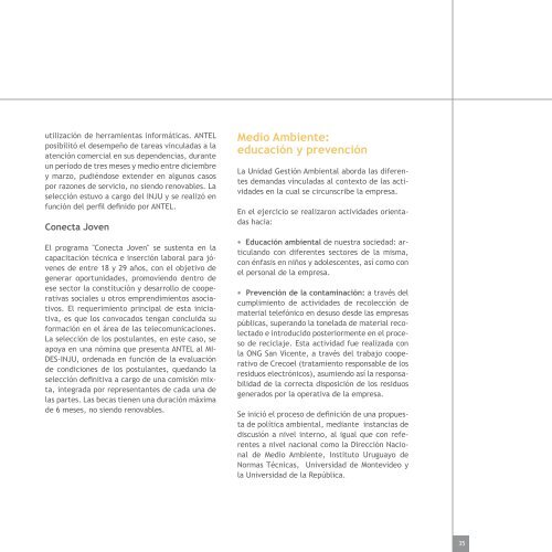 Memoria Social 2008 (.pdf 3.9Mb) - Antel