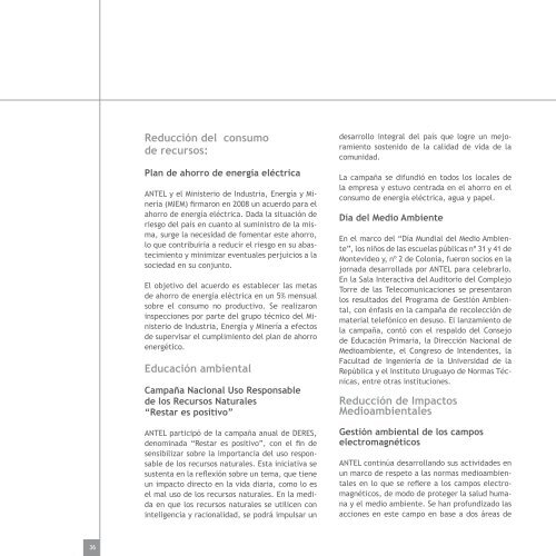 Memoria Social 2008 (.pdf 3.9Mb) - Antel