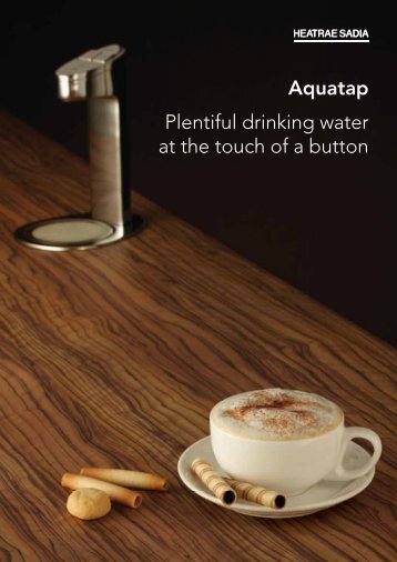 Plentiful drinking water at the touch of a button Aquatap - WF Senate