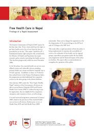 Free health care in Nepal: Findings of a rapid assessment - GiveWell