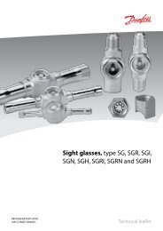 Sight glasses, type SG, SGR, SGI, SGN, SGH, SGRI, SGRN and SGRH