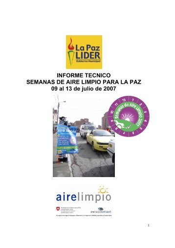 resultados semanas de aire limpio la paz 2007 - swisscontact