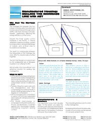 Manufactured Housing: SEALING THE MARRIA SEALING ... - Emseal