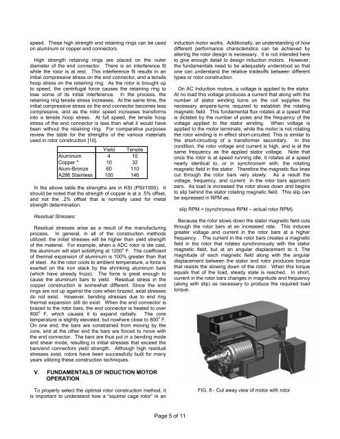 Selection of Copper vs. Aluminum Rotors for Induction ... - Siemens