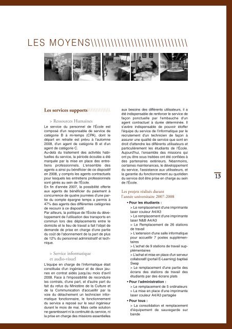 rapport\d'activite - Ecole Nationale SupÃ©rieure d'Architecture de ...