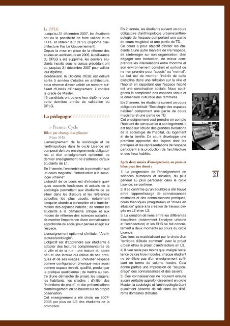 rapport\d'activite - Ecole Nationale SupÃ©rieure d'Architecture de ...