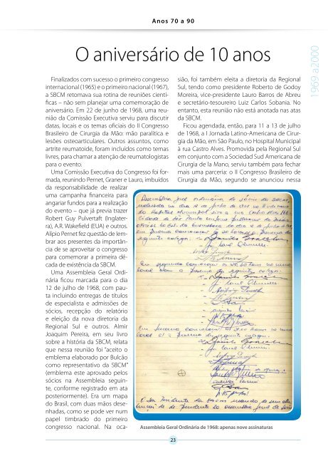 50 Anos de Cirurgia da Mão no Brasil - Osvandré Lech Ortopedia