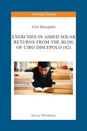 exercises in aimed solar returns from the blog of ... - cirodiscepolo.it