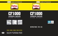 Instruction for Use Pattex CF 1000.pdf - Chemical Anchor