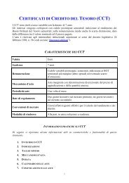 CCT - Dipartimento del Tesoro