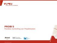 TPG PROBIS für flexibles Controlling von ... - The Project Group