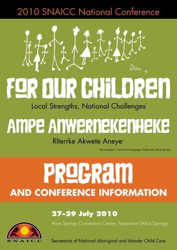 PDF 3 MB - Secretariat of National Aboriginal and Islander Child Care