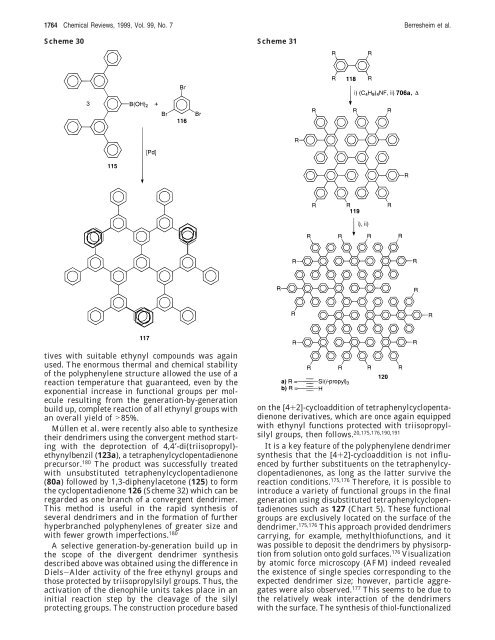 Polyphenylene Nanostructures - Cluster for Molecular Chemistry