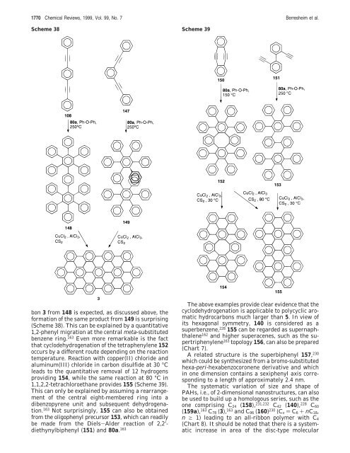 Polyphenylene Nanostructures - Cluster for Molecular Chemistry