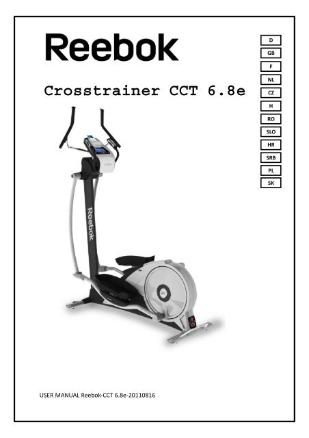 Crosstrainer CCT 6.8e - Reebok Fitness