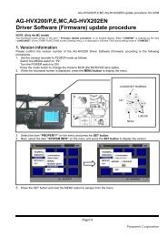 AG-HVX200/P,E,MC,AG-HVX202EN Driver ... - Panasonic PASS