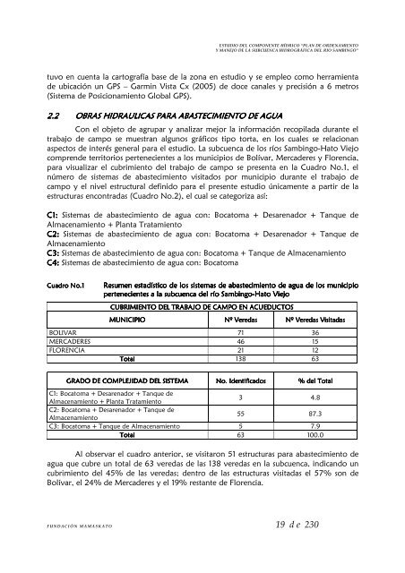 Hidrología - Corporación Autónoma Regional del Cauca