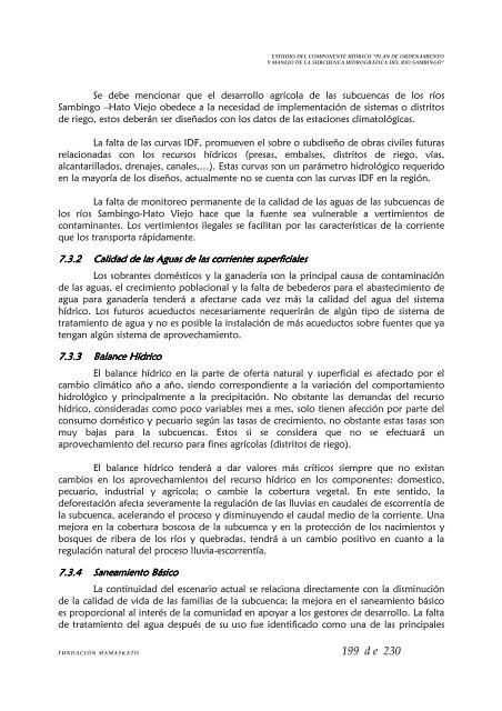 Hidrología - Corporación Autónoma Regional del Cauca