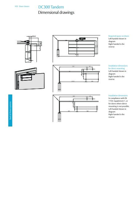 Door closers Technical information - ASSA ABLOY