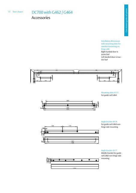 Door closers Technical information - ASSA ABLOY