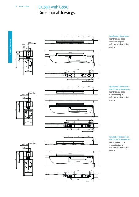 Door closers Technical information - ASSA ABLOY