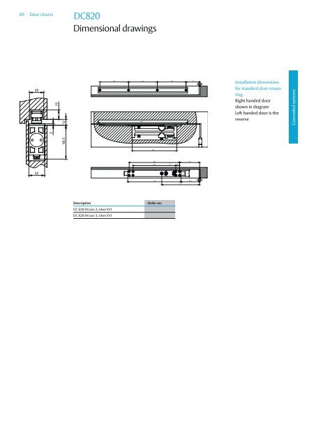 Door closers Technical information - ASSA ABLOY