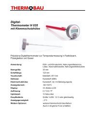 Digital- Thermometer H 035 mit Klemmschutzhülse