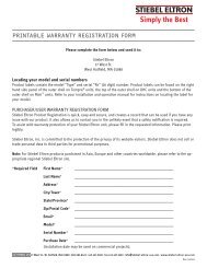 Download printable warranty registration form - Stiebel Eltron