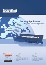 SecureGUARD Appliances