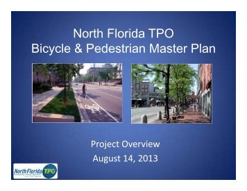 North Florida TPO Bike/Ped Master Plan Presentation - Jax2025