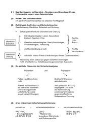 3. Das Rechtsgebiet im Ãberblick