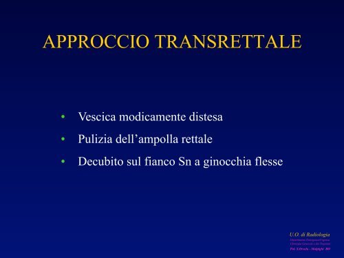 l'anatomia ecografica della vescica e della prostata per via ... - siemg