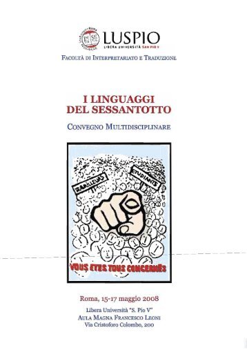 Leggi il programma completo - Fondazione Ugo Spirito