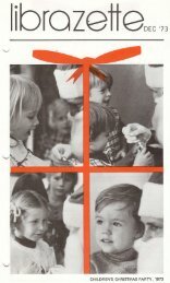 CHILDREN'S CHRISTMAS PARTY, 1973 - Librascope Memories