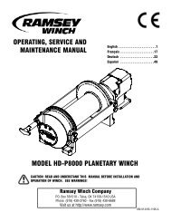 HD-P8000 CE.qxp - Ramsey Winch