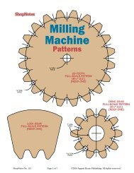 Milling Machine - ShopNotes
