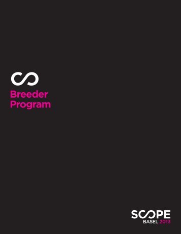 Breeder Program - Scope