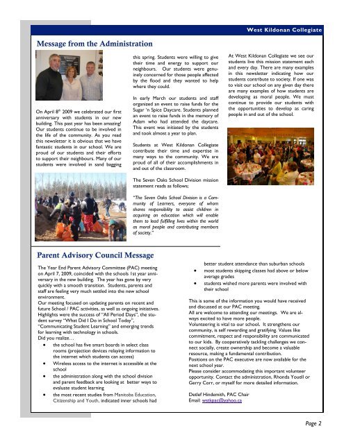 may web version.pub - Seven Oaks School Division