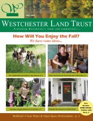 Fall 2012 - Westchester Land Trust