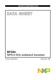 BFG94 NPN 6 GHz wideband transistor - NXP.com