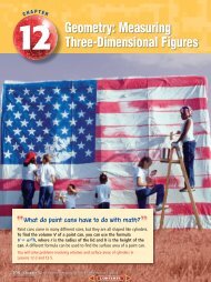 Chapter 12: Geometry: Measuring Three-Dimensional Figures