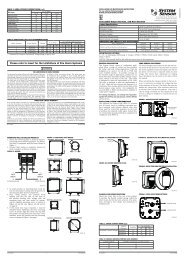 Please refer to insert for the Limitations of Fire Alarm Systems – + – +