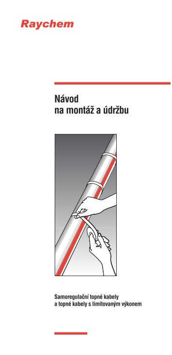 Návod na montáž a údržbu SR CZ