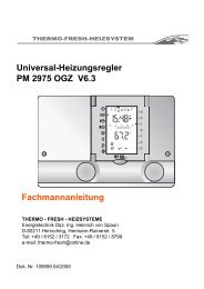 Universal-Heizungsregler PM 2975 OGZ V6.3 ... - Thermo-Fresh