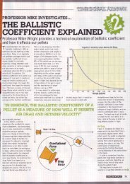 THE BALLISTIC COEFFICIENT EXPLAINED