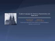 Graphical Languages for Preference ... - Sylvain Bouveret