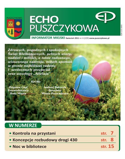 KwiecieÃ…Â„ 2011 - Puszczykowo, UrzÃ„Â…d Miasta