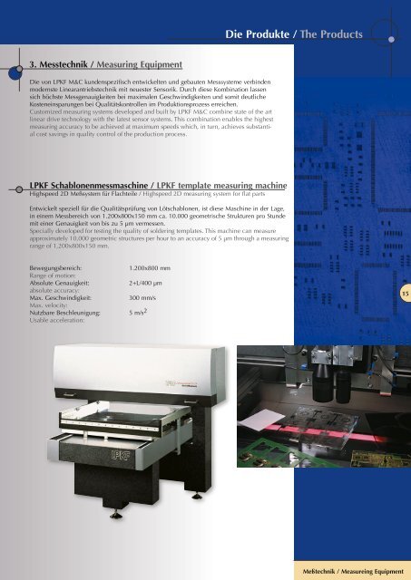 Die Produkte / The Products - LPKF Motion & Control GmbH